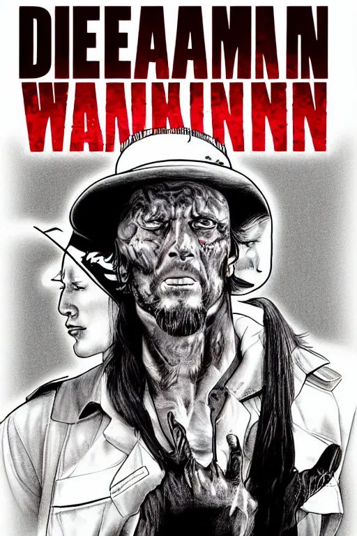 Image similar to the deadman walking cover book talk about motivation on life, cover art drawn by eric - anthony johnson and jacqueline e, arstation 4 k