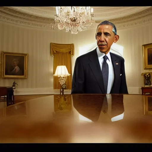 Image similar to Obama in the back rooms, HD Photograph, Found Footage