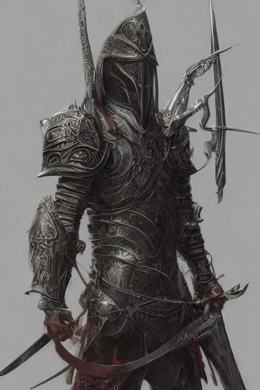 Image similar to a knight with long hairs, art by James Jean and Wayne Barlowe, high detail, cinematic, cgsociety 8k