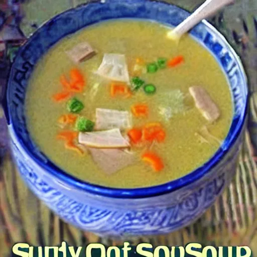 Image similar to funny soup