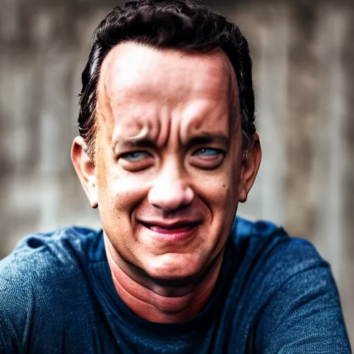 Image similar to dslr photo portrait still of 3 0 year old age 3 0 tom hanks at age 3 0!!!, 8 5 mm f 1. 8