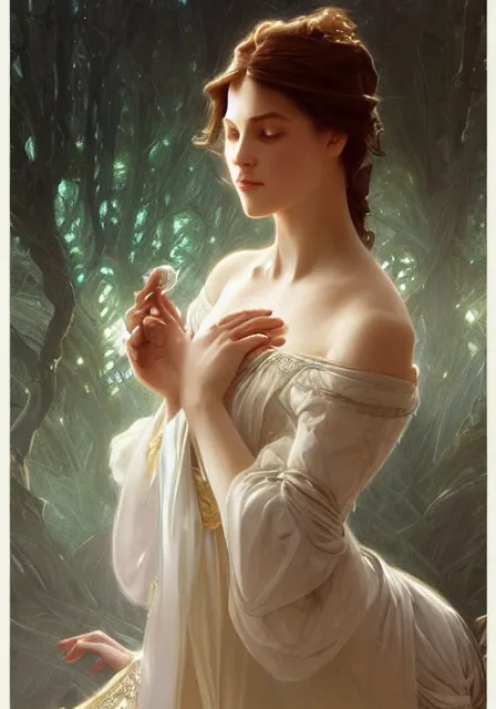 Prompt: cinderella, intricate, elegant, highly detailed, digital painting, artstation, concept art, smooth, sharp focus, illustration, art by artgerm and greg rutkowski and alphonse mucha and william - adolphe bouguereau
