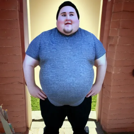 Image similar to a chubby man