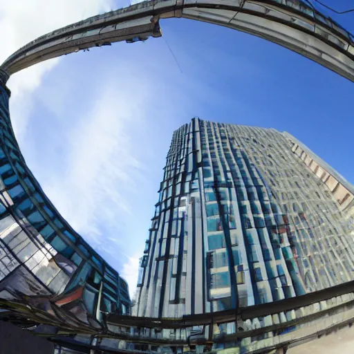 Image similar to first person perspective pov of parkour at high buildings