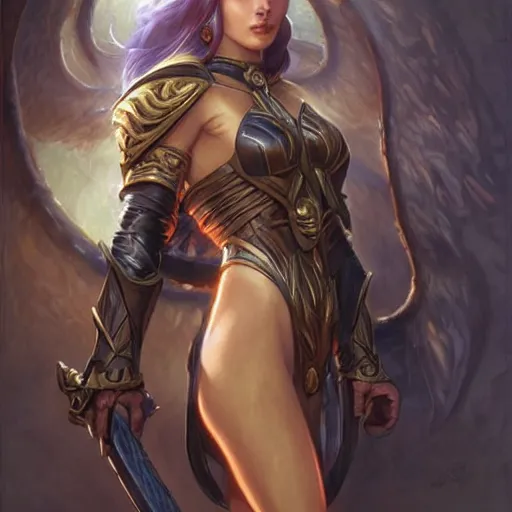 Image similar to caitlyn from league of legends, fantasy art by donato giancola and greg rutkowski, symmetry!!