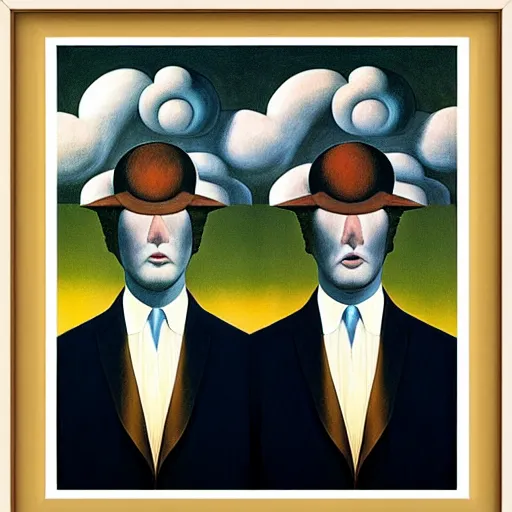 Image similar to figurative avant garde post - morden monumental dynamic interior portrait by magritte and edward hopper, inspired by william blake and gaugin, illusion surreal art, highly conceptual figurative art, intricate detailed illustration, controversial poster art