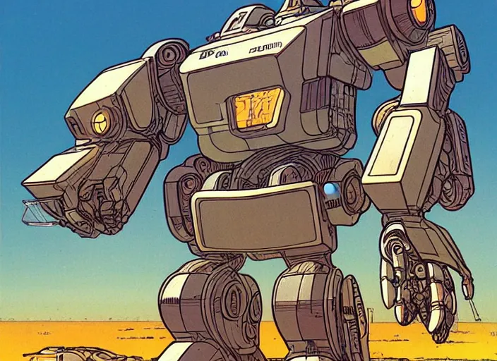 Image similar to a giant hamster mecha, moebius,