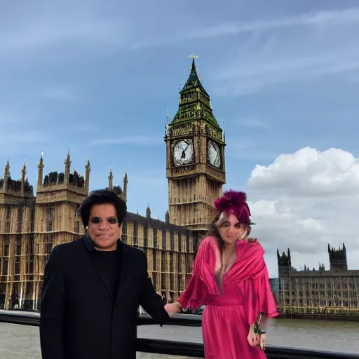 Image similar to juan gabriel visiting big ben