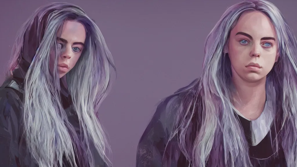 Image similar to billie eilish marry, ceremony, concept art, generated by artificial intelligence, 8K UHD, trending on artstation, extremely detailed