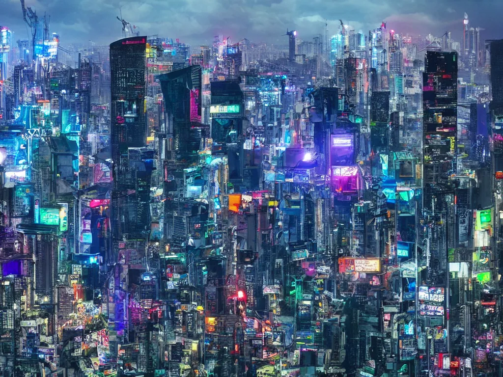 Prompt: cyberpunk manila