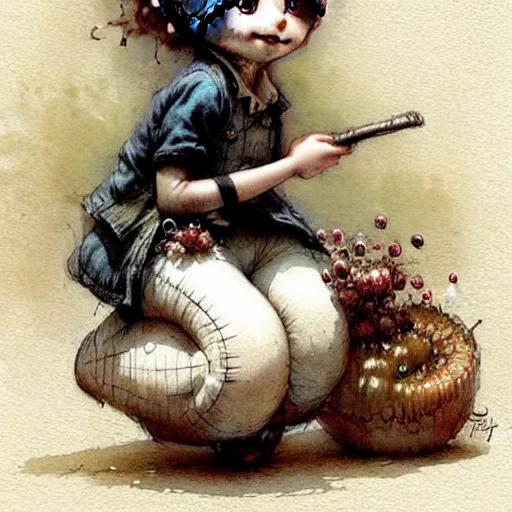 Image similar to ( ( ( ( ( dollynho dolly guarana. muted colors. ) ) ) ) ) by jean - baptiste monge!!!!!!!!!!!!!!!!!!!!!!!!!!!