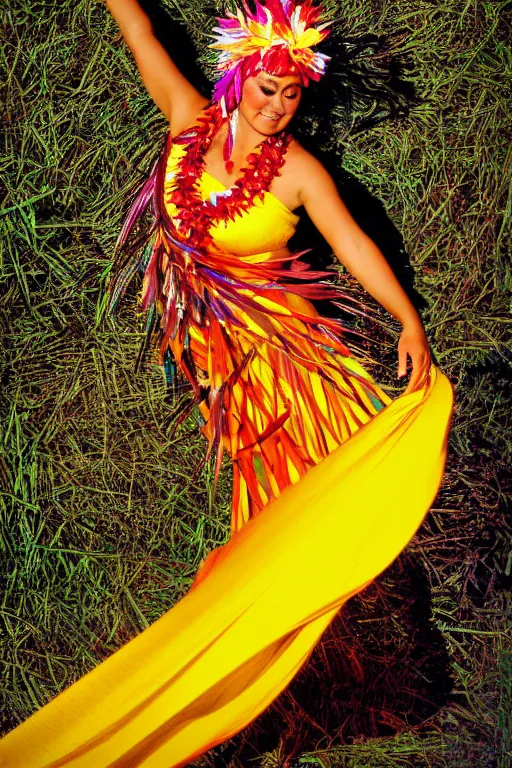 Image similar to abstract photograph of hawaiian hula dancer, beautiful background from hawaii with love, aloha'oe!