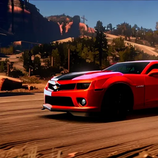 Image similar to 2 0 1 3 chevrolet camaro ss in red dead redemption 2