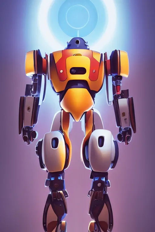 Image similar to metabots medabots medarotto medarot robot minimalist comics, behance hd by jesper ejsing, by rhads, makoto shinkai and lois van baarle, ilya kuvshinov, rossdraws global illumination ray tracing hdr radiating a glowing aura