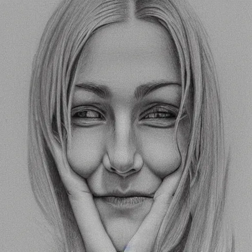 Image similar to pencil illustration of a face showing emotion, highly detailed, minimalist