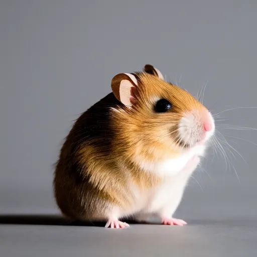 Image similar to photo of a hamster, cosplaying as princess leia, unedited,, sharp focus, 8 k