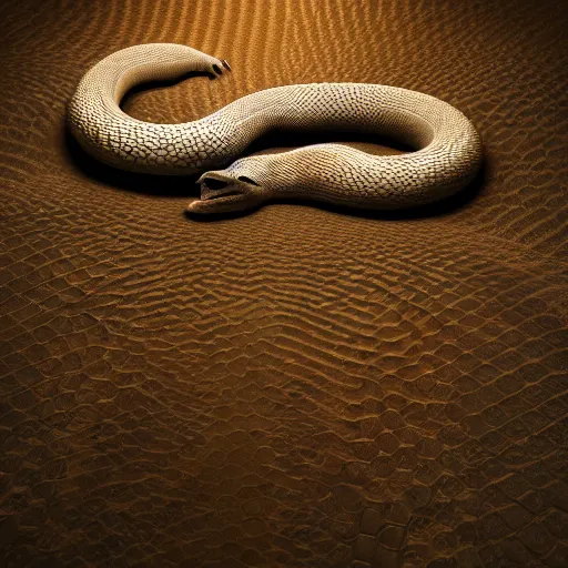 Prompt: venemous snake, studio lighting, highly detailed, octane render