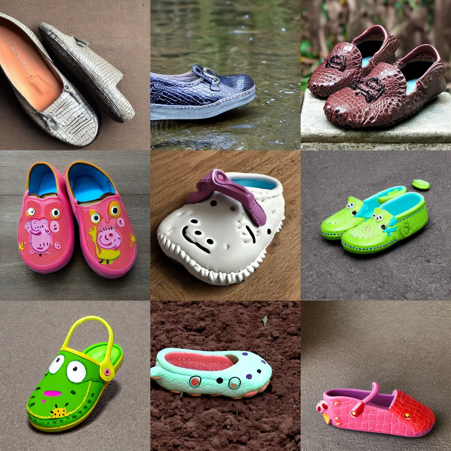 Prompt: peppa croc