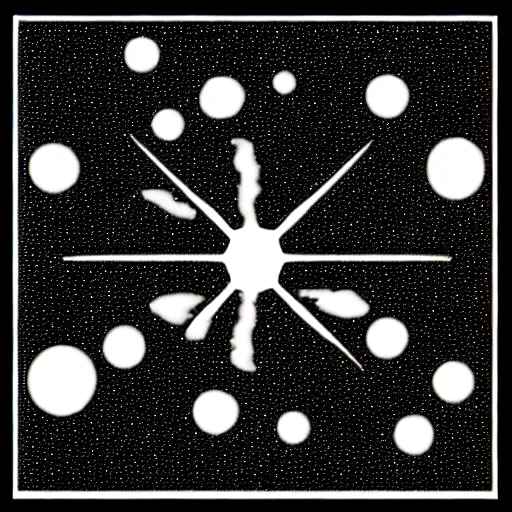 Image similar to black and white space - themed svg vector art panel for cnc plasma, laser, stencil, unique space design