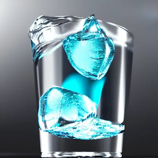 Prompt: melting ice cubes in a collins glass vaguely resemble animal outlines, close up at an Irish bar, brisk, condensation, 8k, reflections, glossy, magazine, bokeh, octane render, unreal engine 5