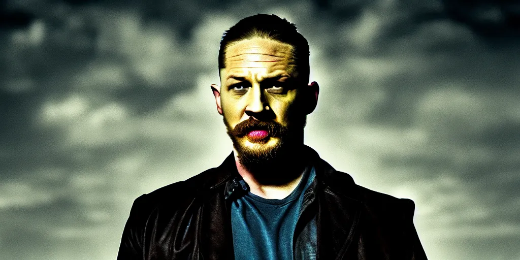 Image similar to Tom Hardy as from breaking bad series, cinematic lighting