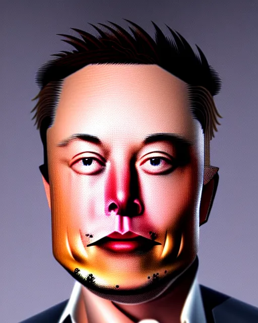 Image similar to A photo of Elon Musk, highly detailed, trending on artstation, bokeh, 90mm, f/1.4