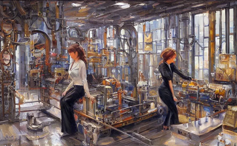 Image similar to Industrial complex by Konstantin Razumov, highly detailded