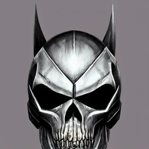 Image similar to grimdark space knight skull helmet, terrifying, grimdark, photorealistic, front view, symmetrical, artstation