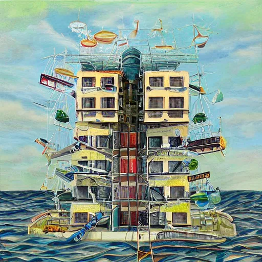 Image similar to distorted small port waffle cooler, by wojciech siudmak and jane graverol, detailed painting, lowbrow