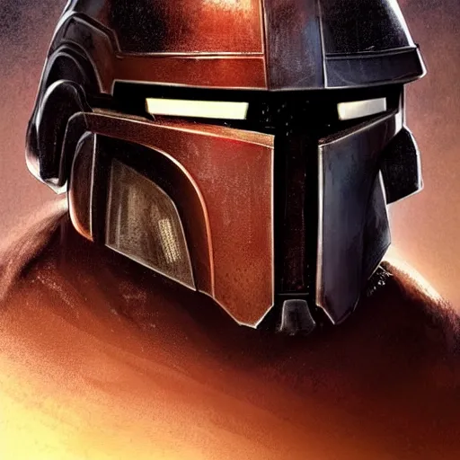 Prompt: portrait of a man by greg rutkowski, gabriel luna as a helmetless mandalorian warrior from star wars expanded universe, highly detailed portrait, digital painting, artstation, concept art, smooth, sharp foccus ilustration, artstation hq