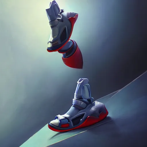 Prompt: futuristic balenciaga sneakers design by jesper ejsing, highly detailed, rim light, art, cinematic lighting, very coherent, hyper realism, high detail, 8 k
