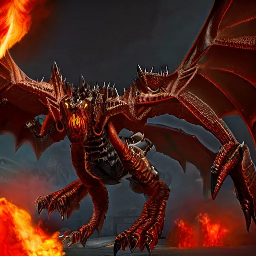 Image similar to 8 k deathwing dragon