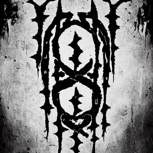 Image similar to black metal band font, unreadable, looks like varicose veins, symmetrical, mirror