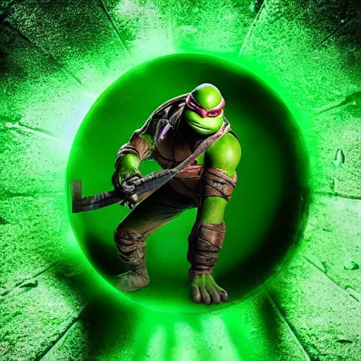 prompthunt: Super realistic image of the Teenage Mutant Ninja