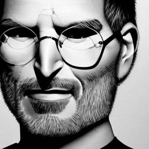 Prompt: the cult of steve jobs, hyper realistic, ultra detailed