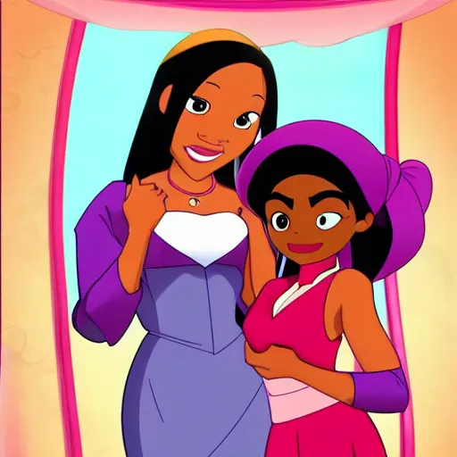 Image similar to kyla pratt and penny proud from proud family