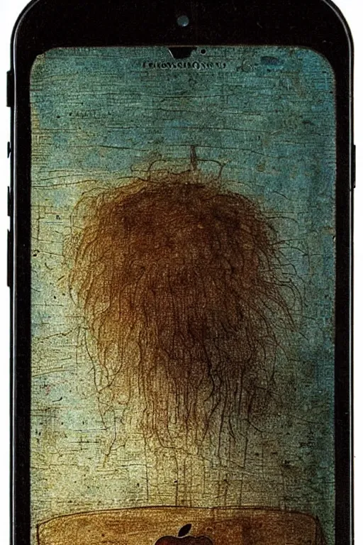 Image similar to “Early design of iPhone by Leonardo da Vinci”