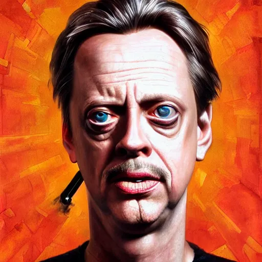 Prompt: hyperrealistic mixed media high resolution painting of a Steve Buscemi in Total Recall, stunning 3d render inspired art by István Sándorfi and Greg Rutkowski, perfect symmetry, dim volumetric lighting, 8k octane beautifully detailed render, post-processing, extremely hyper-detailed, intricate, epic composition, highly detailed attributes, highly detailed atmosphere, cinematic lighting, masterpiece, trending on artstation, very very detailed, masterpiece, stunning, flawless structure, lifelike texture, perfection,