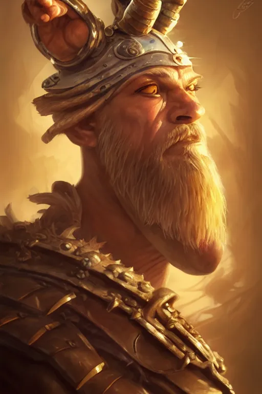 Image similar to legendary leonin fighter portrait, highly detailed, d & d, fantasy, highly detailed, digital painting, trending on artstation, concept art, sharp focus, illustration, global illumination, ray tracing, realistic shaded, art by artgerm and greg rutkowski and fuji choko and viktoria gavrilenko and hoang lap