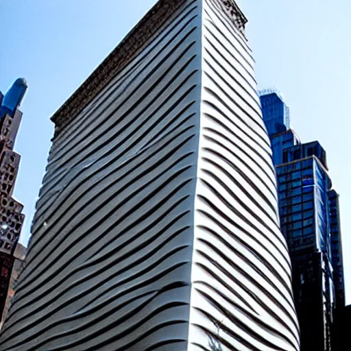 Image similar to the coolest building in new york, architecture