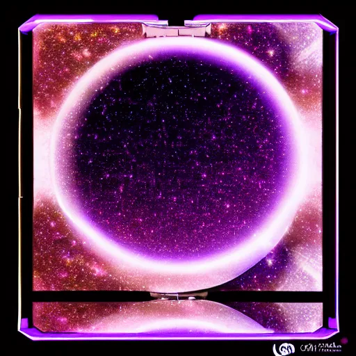 Prompt: Infinite amount of Mirrors with purple stars from a galaxy in the mirror, 4k, 40nm lens, highly detailed, beautiful
