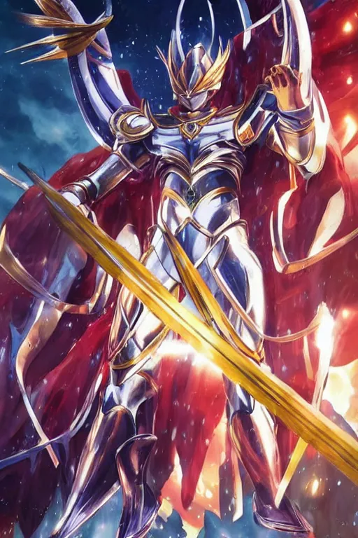 Image similar to 2 0 2 2 knights of the zodiac saint seiya battle for sanctuary hero suit armor comics mask minimalist verytoon nautiljon animes toei animation namco bandai, art by artgerm and greg rutkowski and magali villeneuve