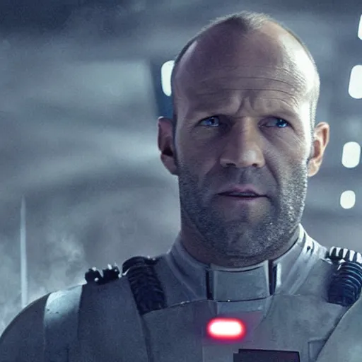 Prompt: “Jason Statham in Star Wars, movie footage”