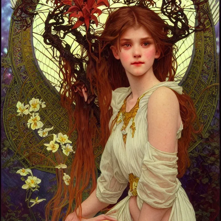 Prompt: 1990s school photo, diffuse lighting, fantasy, intricate, elegant, highly detailed, lifelike, photorealistic, digital painting, artstation, illustration, concept art, smooth, sharp focus, art by John Collier and Albert Aublet and Krenz Cushart and Artem Demura and Alphonse Mucha