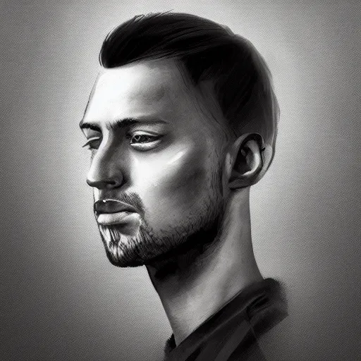 Image similar to Portrait of Jakub Grabowski Quebonafide, digital art