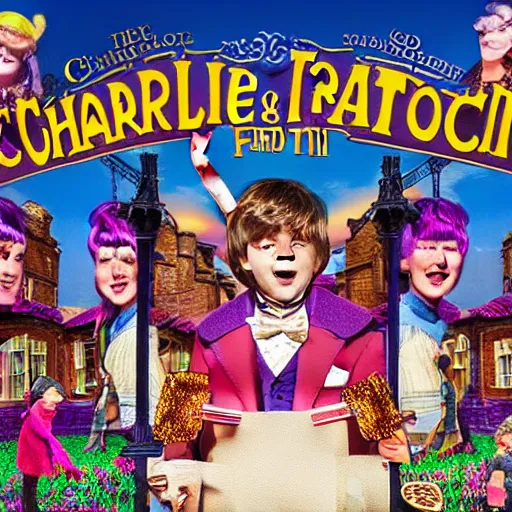 Prompt: charlie and the chocolate factory tourist location