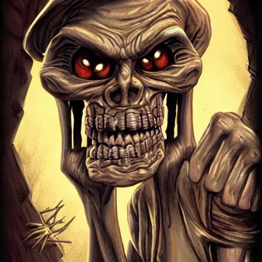 Prompt: the crypt keeper