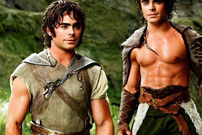 Image similar to zac efron in lord of the rings