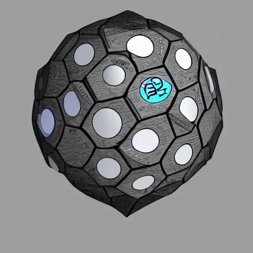 Prompt: a twenty sided die made from water exploding, concept art