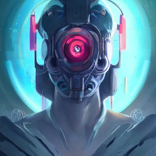 Prompt: a portrait of a cybernetic nightcrawler, cyberpunk concept art by pete mohrbacher and wlop and artgerm and josan gonzales, digital art, highly detailed, intricate, sci-fi, sharp focus, Trending on Artstation HQ, deviantart, unreal engine 5, 4K UHD image